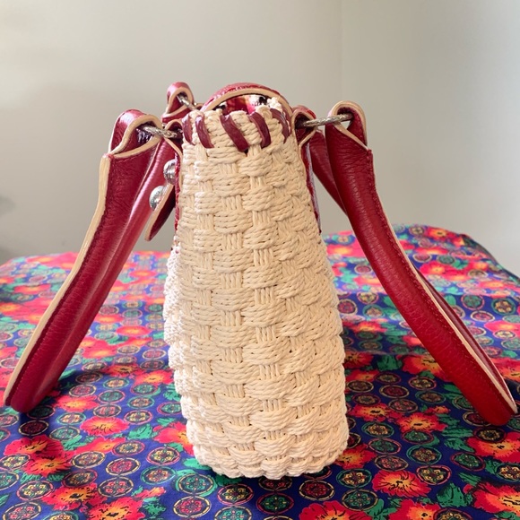 Brighton Woven Rattan Shoulder Bag - Picture 9 of 16